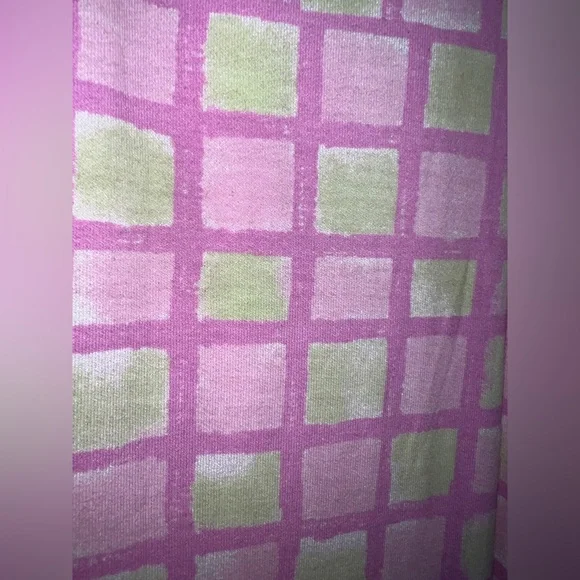 💗 NWT! BP Pink Plaid Jersey Dress - Picture 4 of 9